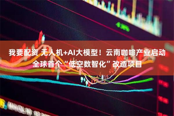 我要配资 无人机+AI大模型！云南咖啡产业启动全球首个“低空数智化”改造项目