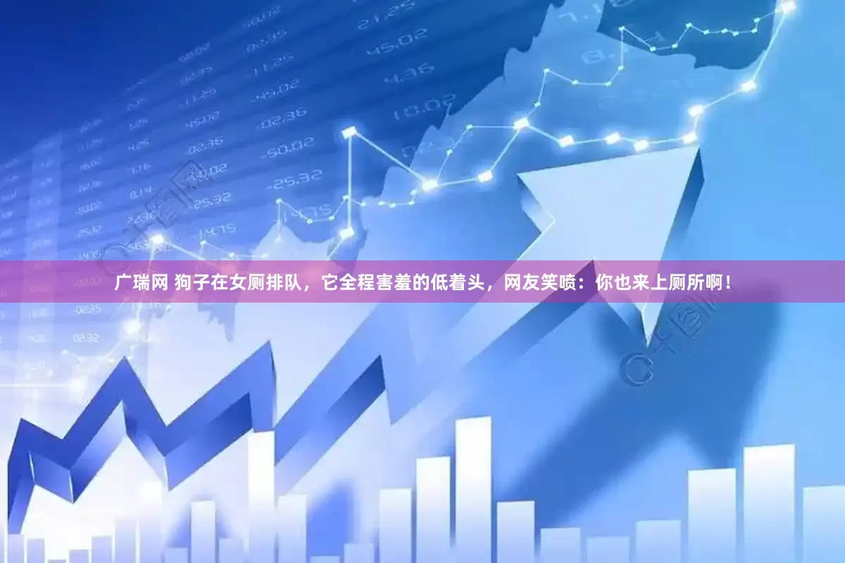 广瑞网 狗子在女厕排队，它全程害羞的低着头，网友笑喷：你也来上厕所啊！