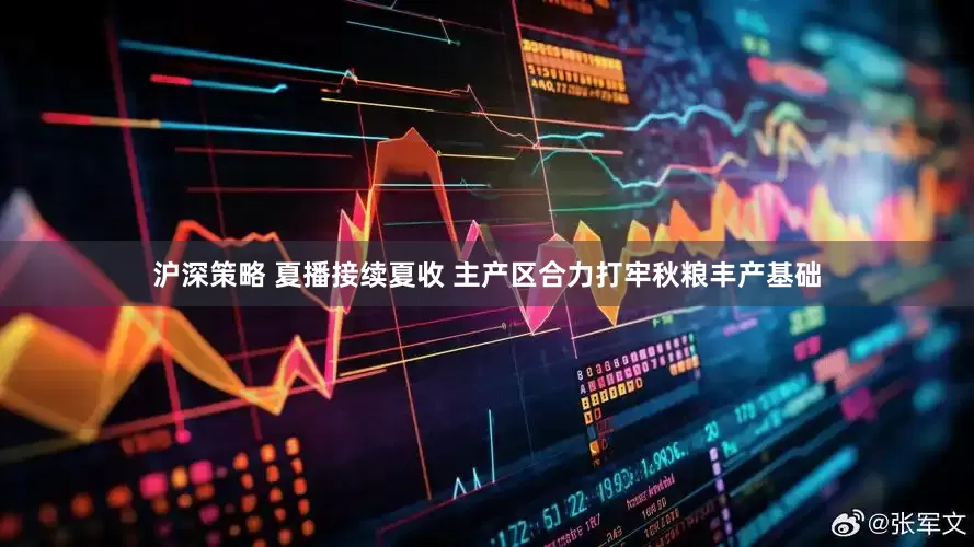 沪深策略 夏播接续夏收 主产区合力打牢秋粮丰产基础